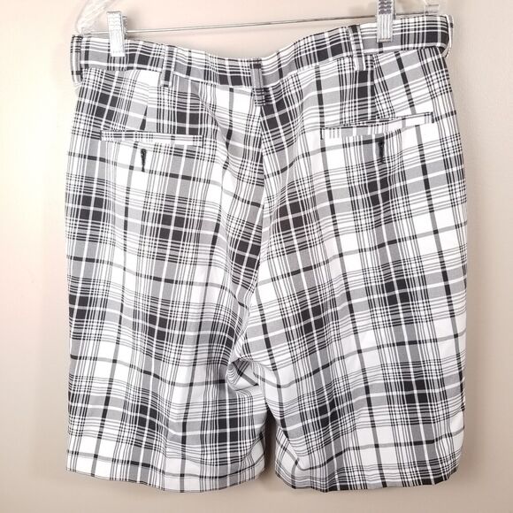 Cool 18 Golf Shorts Mens 36 Pro Expanded Waist Flat Front Belted Loop - Picture 7 of 12